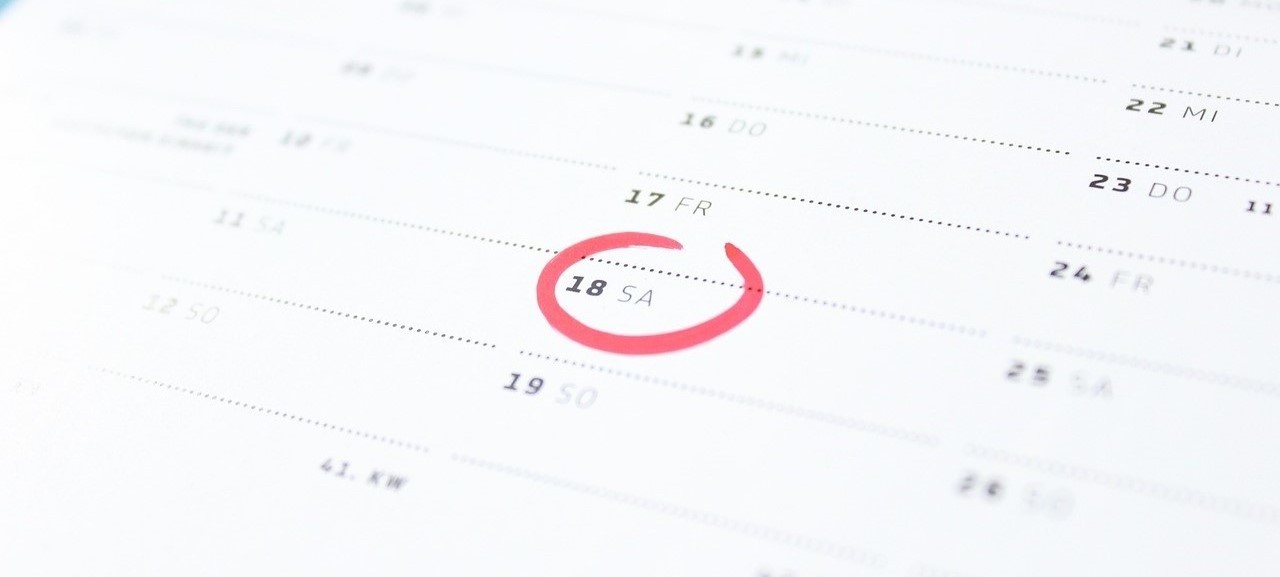 calendar date circled